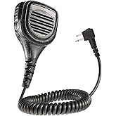 Arrowmax APM250-M1 IP56 Waterproof Standard Size Shoulder Speaker Microphone Compatible with Motorola CP200D CP100D R2 DEP450 BPR40D CP200 CP185 BPR40 Yaesu FT-65 FT-25 FT-4X/V XiR P3688