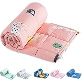Sivio Weighted Blanket - 100% Cotton Weighted Blanket 3 lbs 36 x 48 inches, Washable Breathable Soft Heavy Blanket for Calm Sleeping for Home and School Nap, Pink Cat
