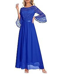 Wedtrend Women's Cocktail Dress Floral Lace Chiffon