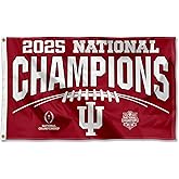 Indiana Hoosiers National Champions 2025 3x5 Grommet Flag
