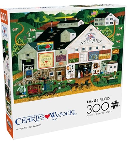 Amazon.com: Buffalo Games Oversize Puzzle – Budzen's by Charles