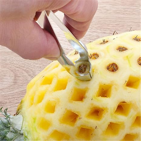 Amazon Com Barhunkft Tm Pineapple Eye Peeler Kitchen Stainless Steel Seed Remover Cutting Clip Useful Furniture Decor