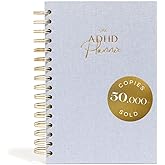 The ADHD Planner - Undated Daily Weekly Schedule Organizer Journal for Disorganized People - Habit Tracker Record Emotions & Mood - Academic Goals - Structure & Focus for Adults Brains (Spiral)