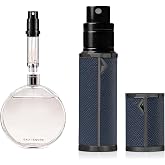 muilsae AB00DB Leatherette Refillable Perfume Atomiser 5ml | Bottom Fill Perfume Bottle, Portable and Leak-proof Suitable for Women and Men