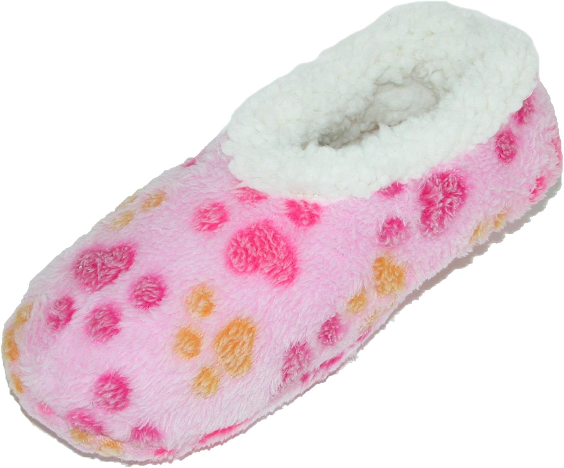 Alotta Knits Women's Paw Plush Slippers with Sherpa Fleece Lining