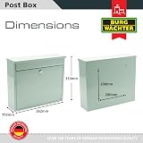 Burg-Wächter MB02CG Chartwell Green Wall Mounted Galvanised Steel Lockable Post view 4