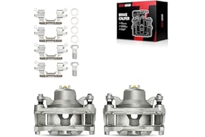 Torchbeam Front Brake Calipers Set for Nissan Altima 2013-2021, Nissan LEAF 2014-2017, Front Left and Front Right Calipers Replace # 19B7102+19B7103 Disc Brake Caliper Assembly with Bracket