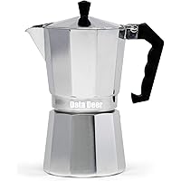 Data Deer Stovetop Espresso Maker with Great Flavored and Rich Brew Coffee Maker, Moka Pot for Gas Stove, Camping Stove…