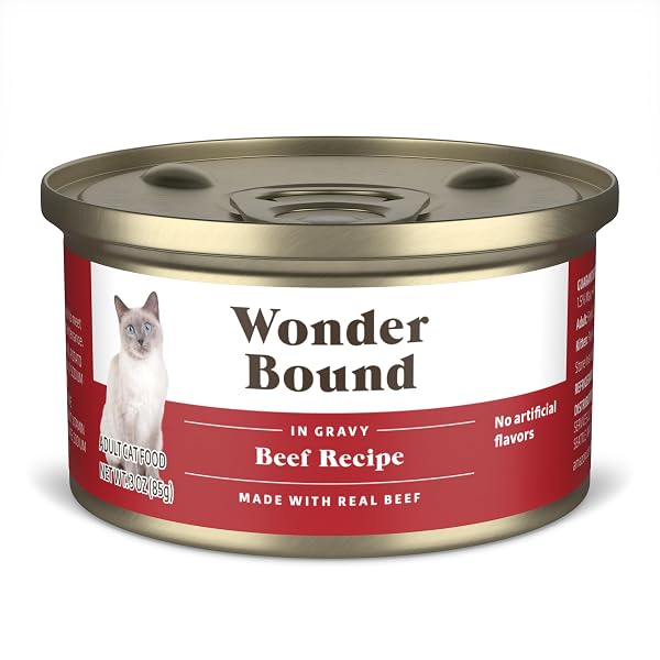 AMAZON BRAND – WONDER BOUND CANNED WET CAT...