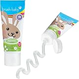 Brush-Baby Gentle Applemint Baby Toothpaste 3 x 50ml 0-3 Yrs Fluoride Xylitol view 3