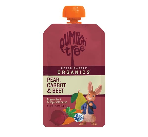 PETER RABBIT ORGANICS PUREE BEET CARROT PEAR, 4.40...