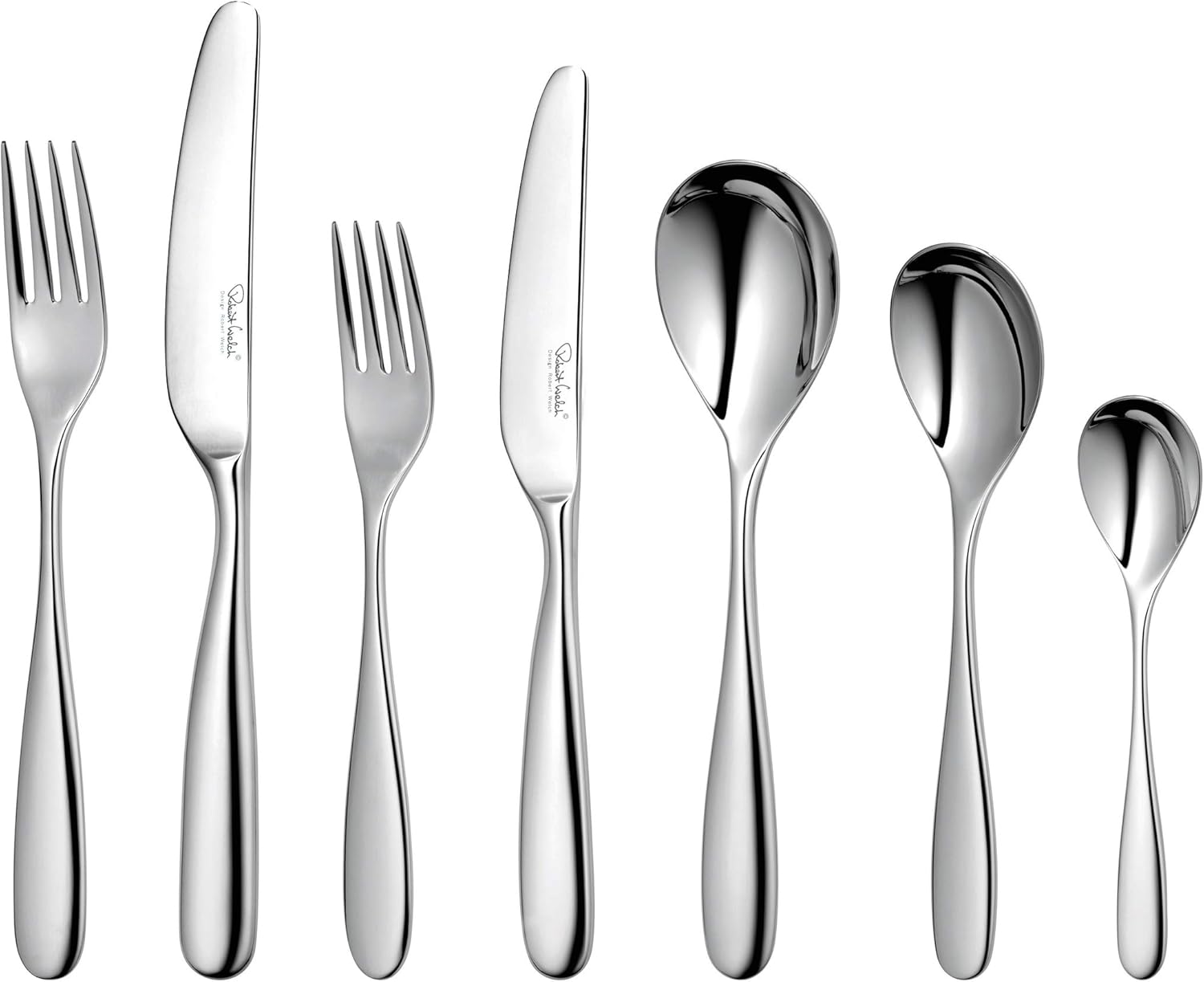 Robert Welch Stanton Bright Cutlery Place Setting, 7 Piece BigaMart