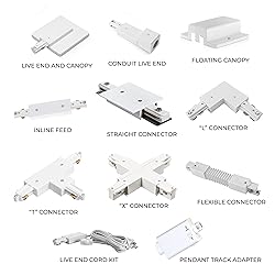 OhLectric Track Lighting - L-Type Conduit Fitter