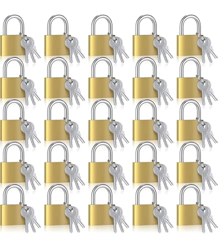 Lainated Keyed Padlock (1-9/16", 40), Keyed Alike Locks,Yellow Hoop