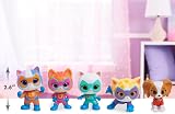 Just Play Disney Junior SuperKitties Hero Squad Figure Set 5 Figures view 4