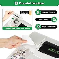 TENNIEX ECR100 Cash Register, Electronic POS System