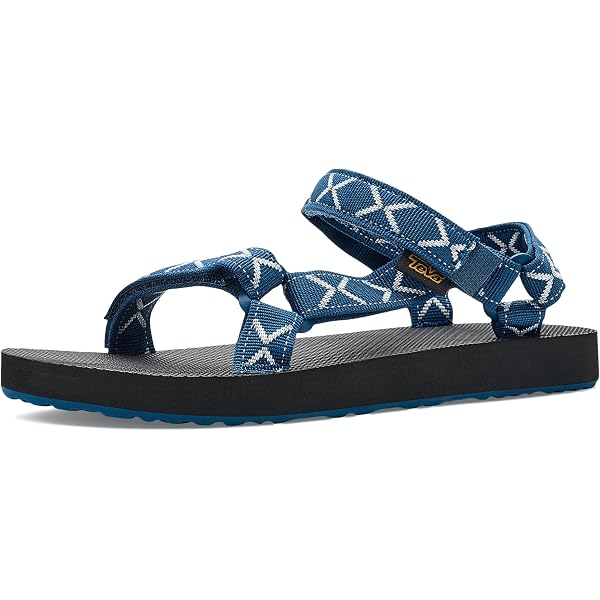 Teva Original Universal Slide Mosaic Blue Sandals Teva 1010171-MBBL : Original Universal Sandal Mosaic Black  main image 4