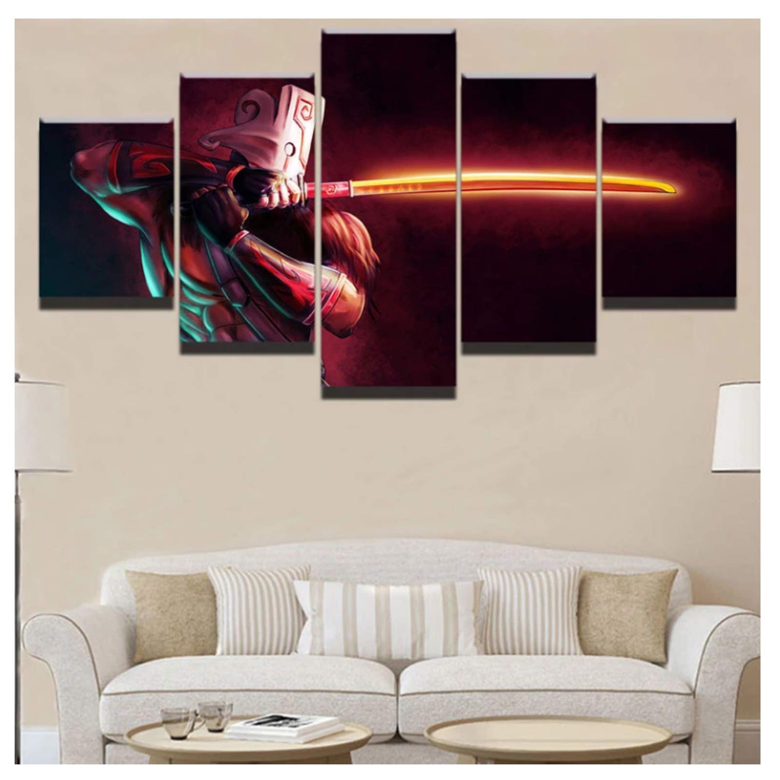 zxianc Painting Game Dota 2 Posters Juggernaut Wall Art Home Decor Boys Room Printed Picture Artwork