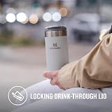 STANLEY Aerolight Transit 0.35L Travel Mug Rose Quartz 4h Hot 6h Cold view 7