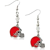 NFL Crystal Dangle Earrings