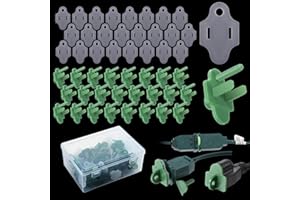 Maasechs 25 Sets Green Weatherproof Gaskets and Plug Protectors Covers Outdoor Plug Cover Extension Gfci Cord Christmas Lighting Installation Weatherproof Kit Outdoor Stop Tripping
