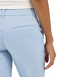 Lee Women's Wrinkle Free Mid Rise Bootcut Pant, Shy