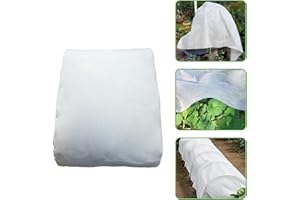 Wsgzmjseed Plant Cover Freeze Protection, 10 ft x 30 ft (1.2oz/yd²) Garden Cover Plant Floating Row Cove, Breathable Frost Cloth Plant Freeze Protection Cover for Winter Rain Snow Weather
