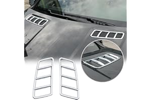 YUECHI ZEBRUSH ABS Chrome Engine Roof Hood Sticker Trim For Mercedes Benz ML GL GLE GLS 2013-2017