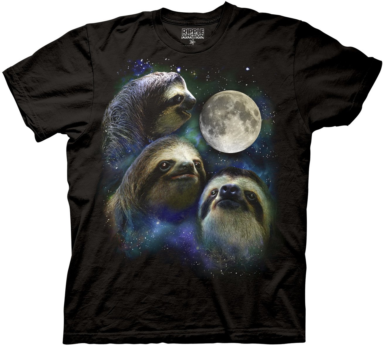 3 sloth moon shirt