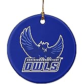 GRAPHICS & MORE Southern Connecticut State University Primary Logo Porcelain Holiday Christmas Tree Ornament - 2.8" (7.1 cm)