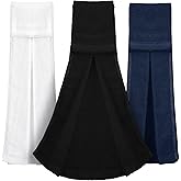 Moukeren 3 Pcs Football Field Towel Quarterback Accessories Cotton Sports Sweat Towel with Hook and Loop Fastener for Football, Golf, Gym(Black, White, Navy)