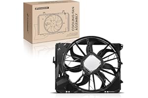 A-Premium Engine Radiator Cooling Fan Assembly Compatible with BMW Models - 323i 2006-2011, 325i 2006, 325xi 2006, 328i 2007-