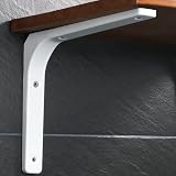 SAYAYO EJR300W-4P Shelf Bracket Corner 300x250mm White Metal 4 Pack view 3