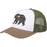 HDE 6 Panel Trucker Hat Performance Outdoor Snapback Adventure Hats for Men and Women Golf Baseball Cap for Sports and Travel