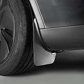 Tparts Mud Flaps Splash Guards for Tesla New Model Y Juniper 2025-2026, All-Weather Mud Guard Kits Model Y Exterior Accessories Sediment Protection No Drilling Required Black (Set of 4)