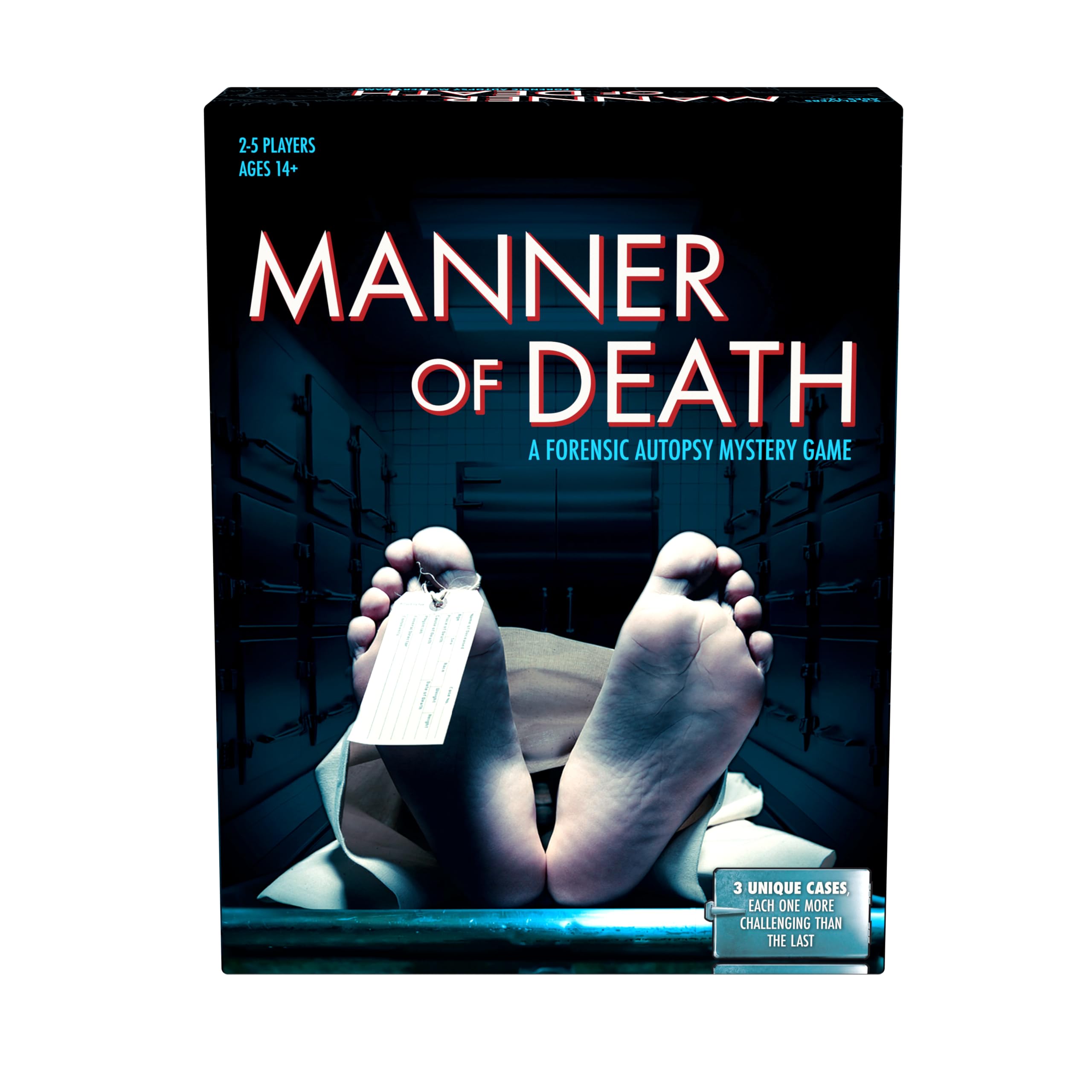 Photo 1 of Endless Games Manner of Death | True Crime Autopsy Game | Forensic Investigation Mystery with 3 Unique Cases | 2-5 Players, Ages 14+