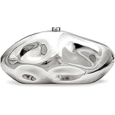 NUSTTAL Acrylic Clutch Purse for Women Irregular Shell Evening Handbag for wedding party