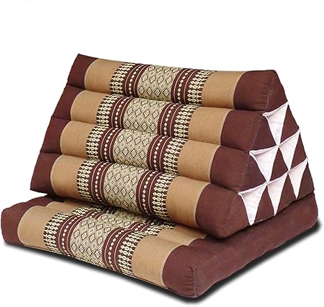 Amazon Liqicai ハンドメイド 三角枕 クッション 三角まくら クッションりタイ風クッシ折り畳み可能 シートクッション テレビを見たり読んだりするために 天然カポックフィリング しっかりと耐久性 8色 Color F Size 73x50x30cm ラグ カーテン ファブリック