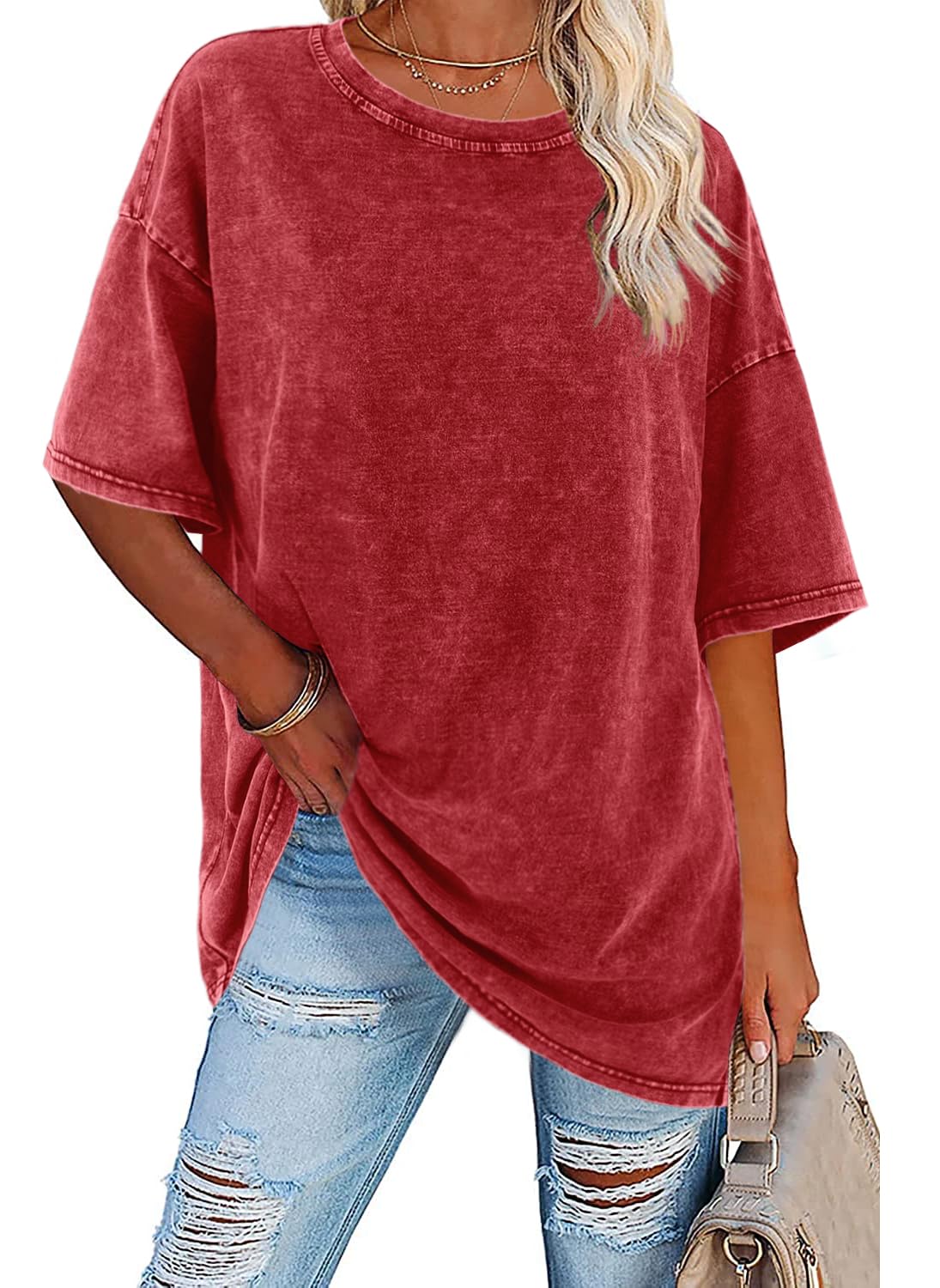 Imily Bela Damen Peplum Top - Lockere Babydoll Tunika Für Den Sommer