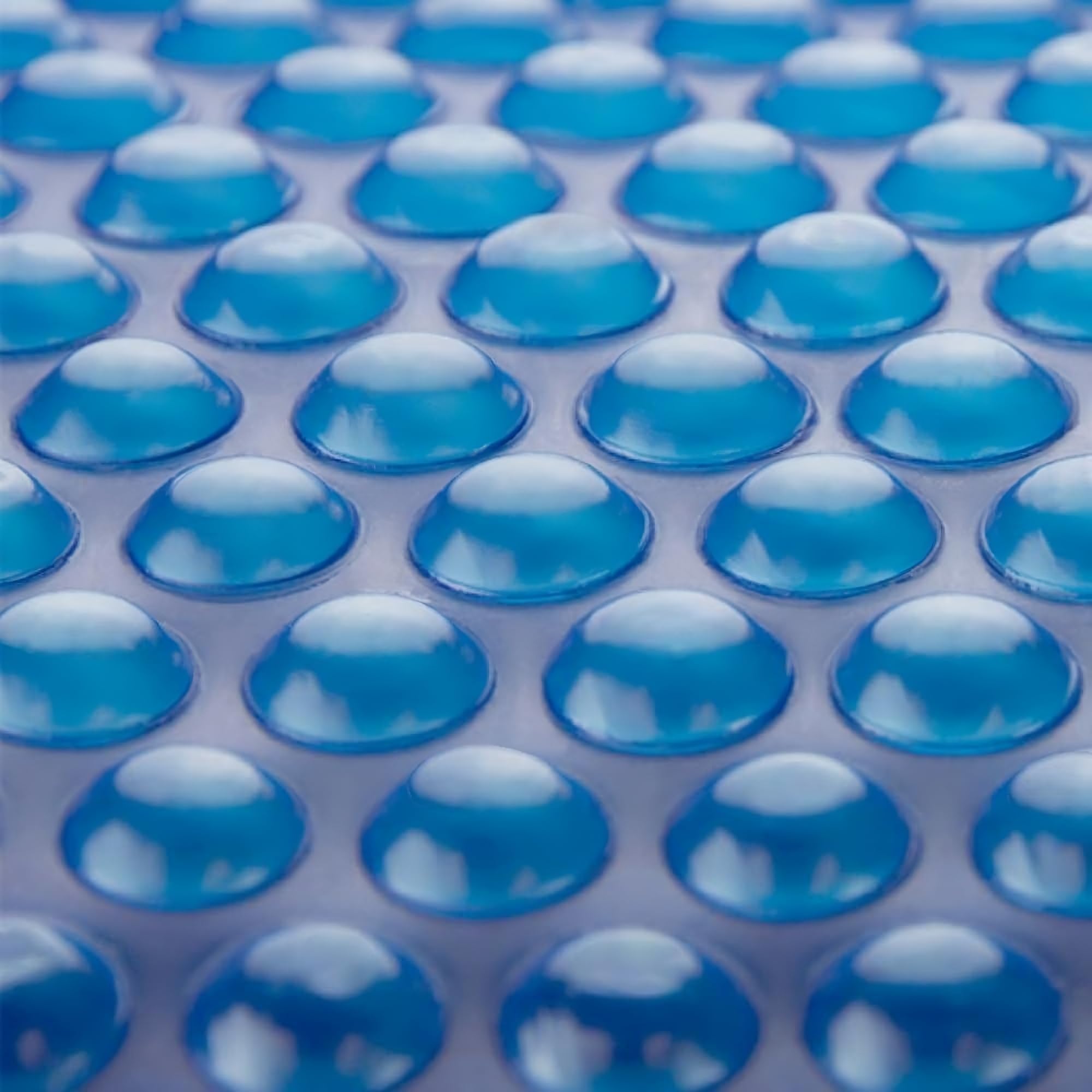 Photo 1 of Sun2Solar Blue 25 ft x 45 ft Rectangle Solar Cover | 1600 Series | Heat Retaining Blanket for Rectangular Inground & Above Ground Swimming Pools | Use Sun to Heat Pool | Bubble Heating Blankets