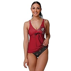 FOCO Women's NFL Team Logo Ladies Bathing Swim Wear