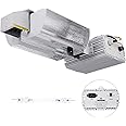 Generic Raylux Grow Light System Kits with Controller Port,1000 Watt DE Double Ended HID 2100K DE HPS Bulb,Open Style Reflector with Digital Dimmable Ballast