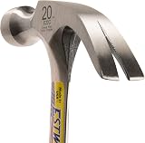 Estwing E20C 20oz Curved Claw Hammer Leather Grip Blue Finish 560g view 4