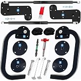 Tlongxia (Vertical,King/California King Create A Luxurious Bed Easy Murphy Bed Hardware Kit, Hover in Mid Air Hydraulic Rod Gas Spring System，Folding Wall Hidden on The Wall