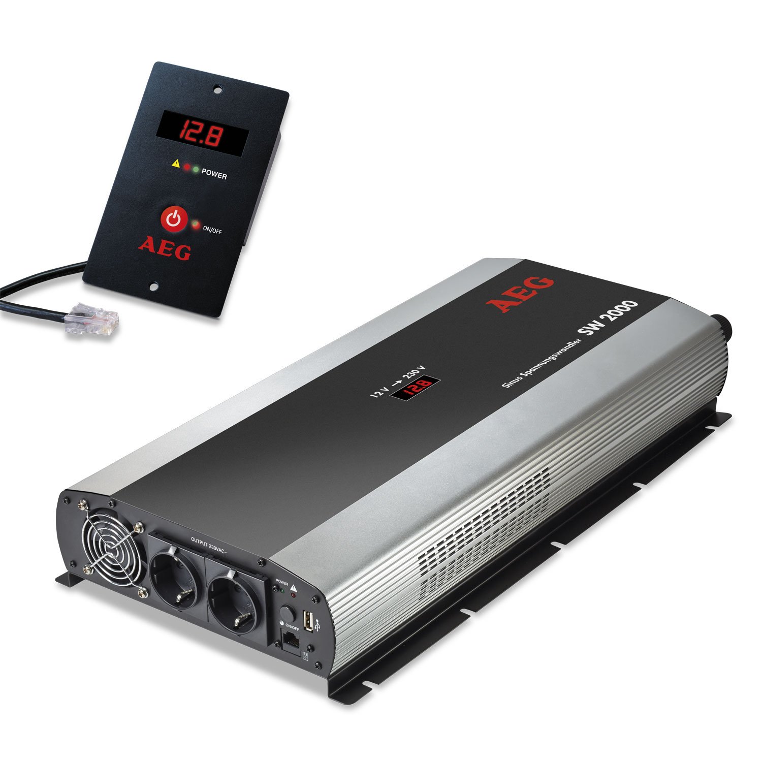 AEG Automotive Sinus Convertidor de voltaje SW  Voltios sobre Voltios con