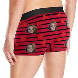 Custom Face Boxer, Personalized Photo Printed Face