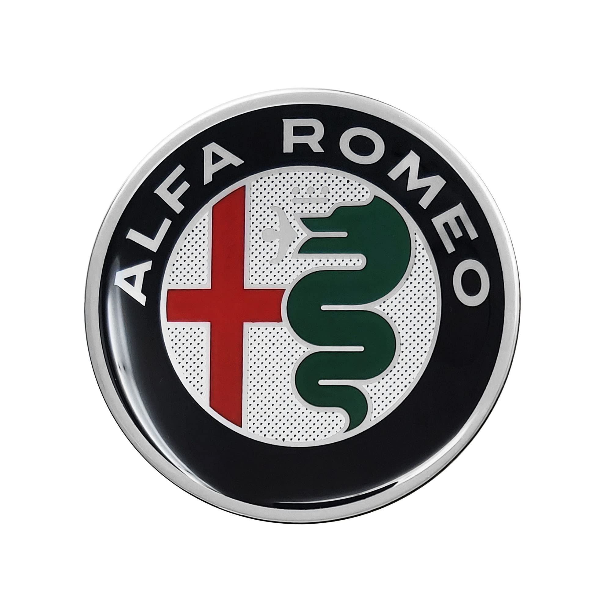 3D Sticker Alfa Romeo Logo, 75 mm