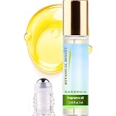 Botanical Beauty GARDENIA FRAGRANCE OIL ROLL-ON Rollerball Perfume, Long Lasting an luxury scent of blend of Lily of the Valley, Jasmine, Gardenia Blossom, Strawberry, Grape (0.169 Fl Oz 5 ml)
