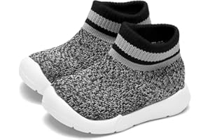 Engtoy Baby Shoes & Socks - Non-Slip Breathable Slippers with Soft Rubber Sole - Baby Boys & Girls Slip On Sneakers