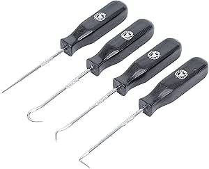 BGS Do it yourself 8016 - Juego de Ganchos en Miniatura, 4 Piezas